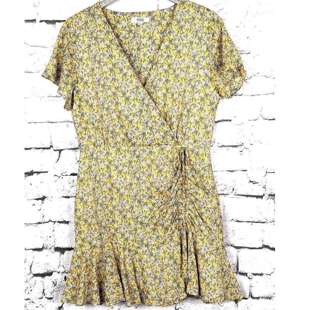 REVOLVE BB DAKOTA "Big Flirt Energy" Boho Coquette Floral Mini Dress Jr. Large